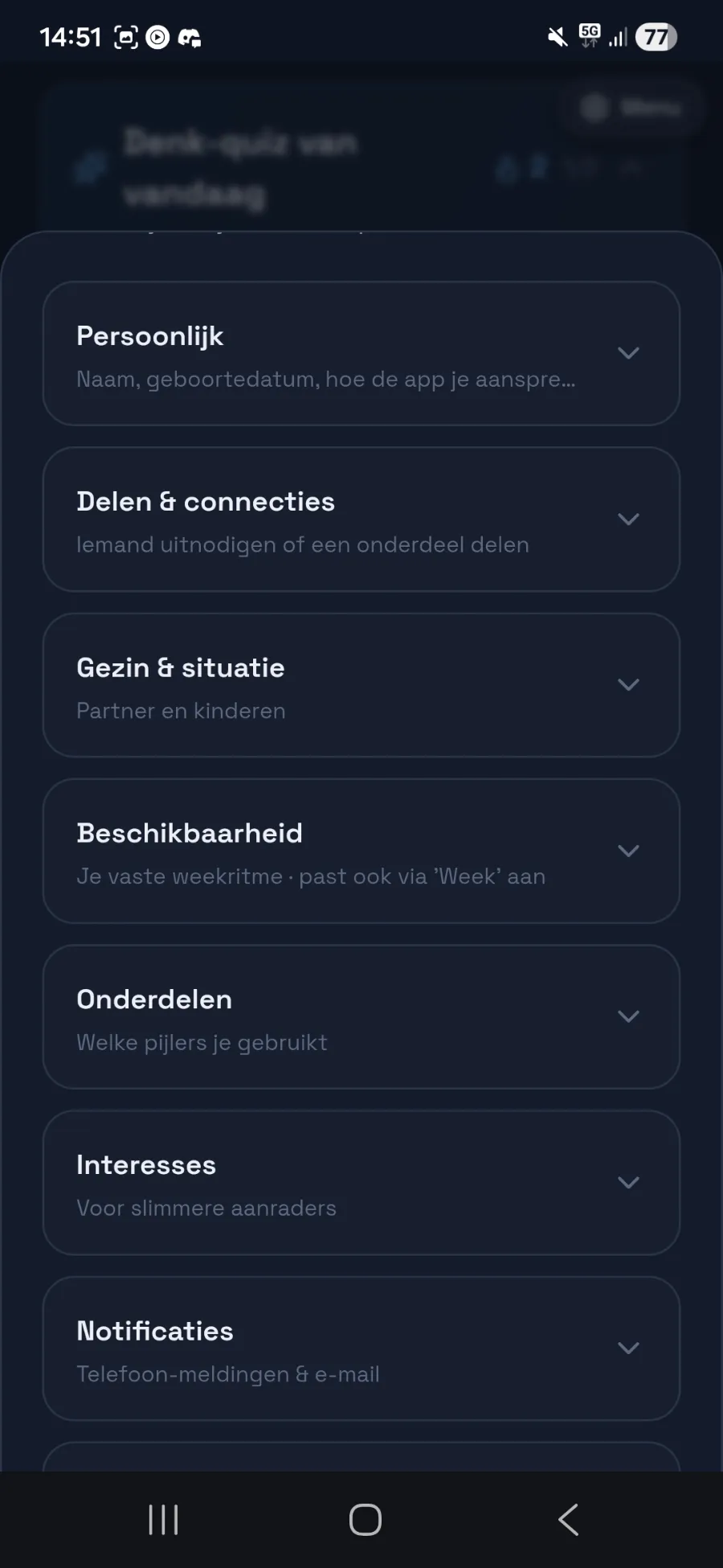 Powerplayer personal settings